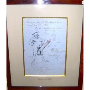 The Well-endowed King, Theodore Van Elsen, Drawing From The 1930s