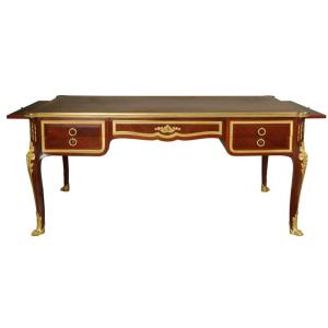 A Large Kingwood Desk Stamped Sormani