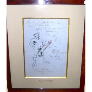 The Well-endowed King, Theodore Van Elsen, Drawing From The 1930s