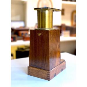 Brass And Mahogany Solar Enlarger - Vintage Photograph Circa 1900