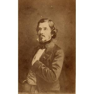 Portrait Of Eugène Delacroix By Nadar C.1858