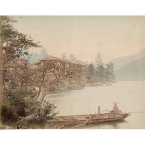 Kusakabe Kimbei (1841-1934) Lake Chiuzenji C. 1880 Vintage Albumen Print Photograph