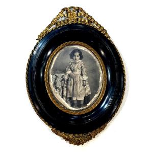 Enhanced Daguerreotype Of A Child Circa 1850