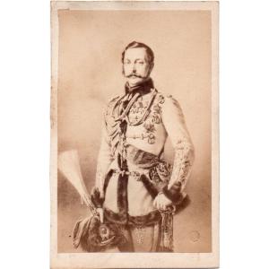 Tsar Alexander II Of Russia Cdv E.desmaisons C 1863 Vintage Albumen Photograph