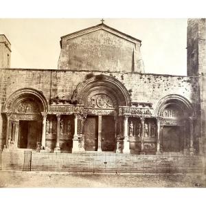 Edouard Baldus (1813-1889), Saint-gilles Church, Signed, C. 1856, Albumen Print, Photograph
