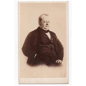 Count Cavour, Cdv By Fratelli Alinari, Albumen Print On Card, Circa 1860