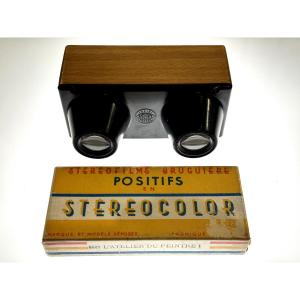 "the Painter's Studio" Box Set Of 6 Stereo Nudes And Viewer