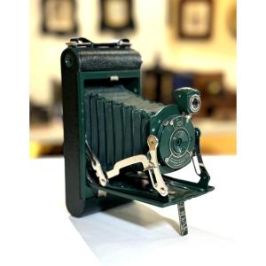 Kodak No.1 Pocket Junior Green Vintage Camera