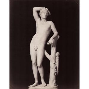 Giacomo Brogi, "apollo," Uffizi Gallery, Florence, Circa 1880. Albumen Print.