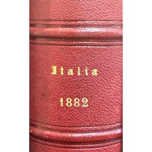 Italia, Album Of 60 Albumen Prints Circa 1882 Photography
