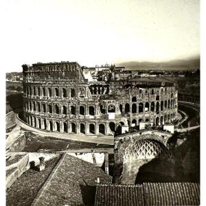 Ferrier Et Soulier Glass Plate Stereo View 