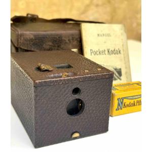 Pocket Kodak Model'96 In Original Case, Film And Instructions Camera