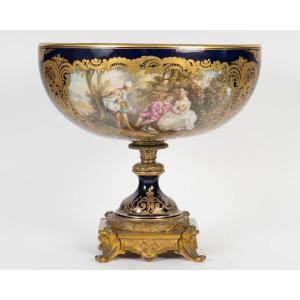 Porcelain Centerpiece In The Sèvres Style, 19th Century