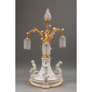 Gilt Bronze And Biscuit Porcelain Centrepiece – Napoleon III Period