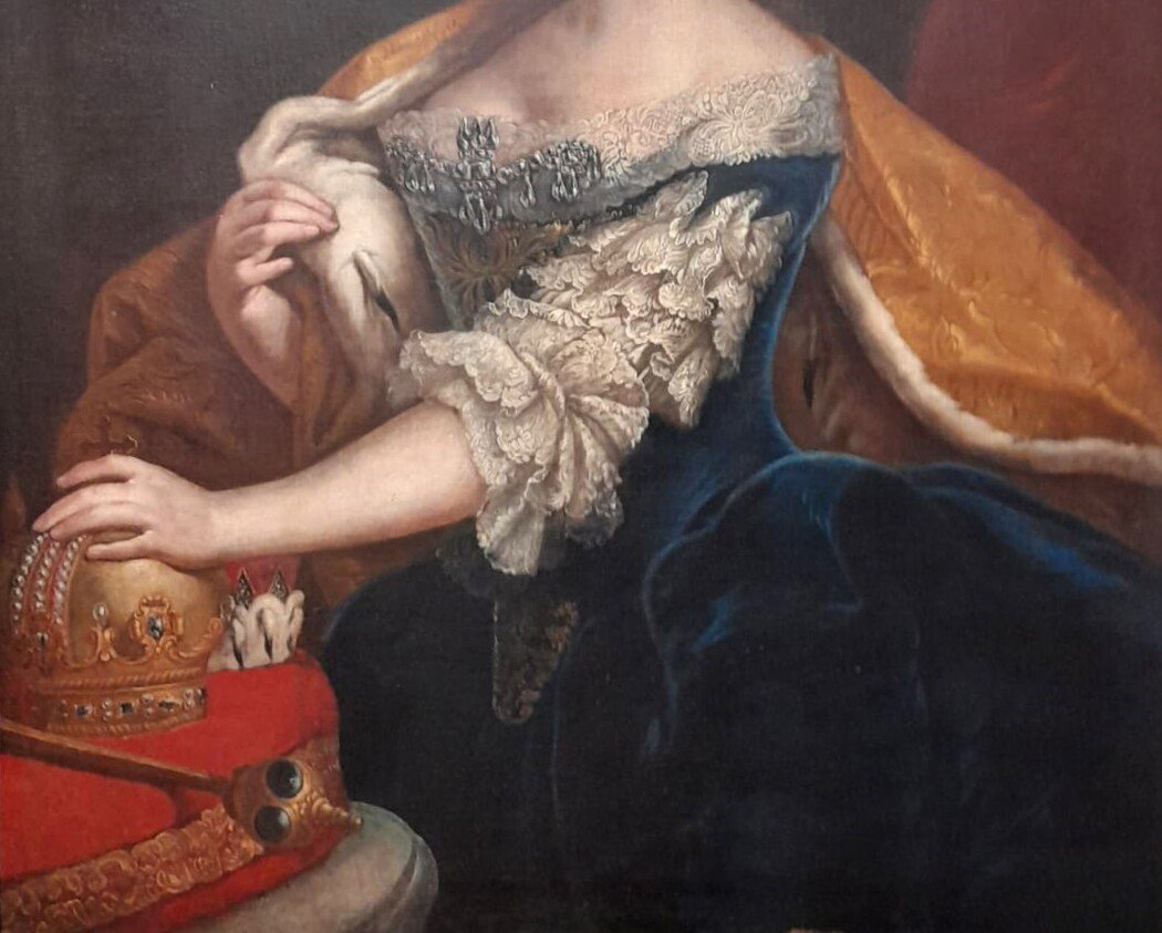 ANTICO RITRATTO DI MARIA TERESA D’AUSTRIA DEL 1700-photo-4