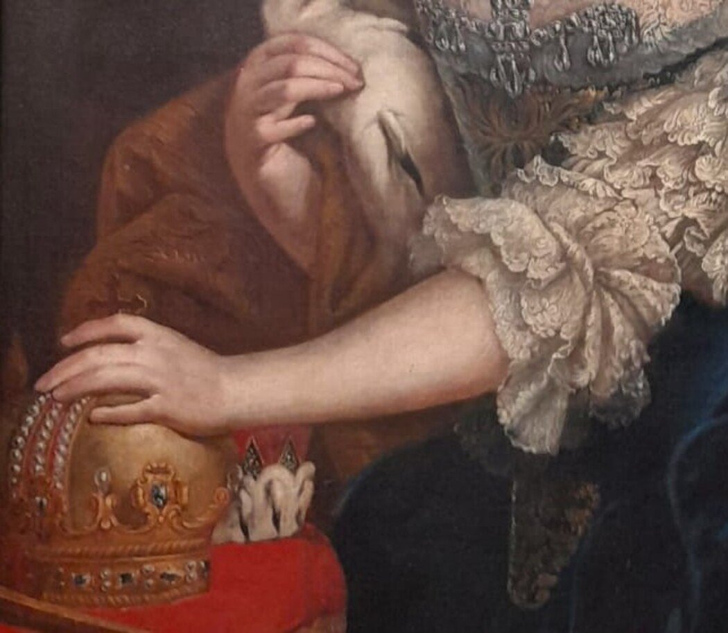 ANTICO RITRATTO DI MARIA TERESA D’AUSTRIA DEL 1700-photo-1