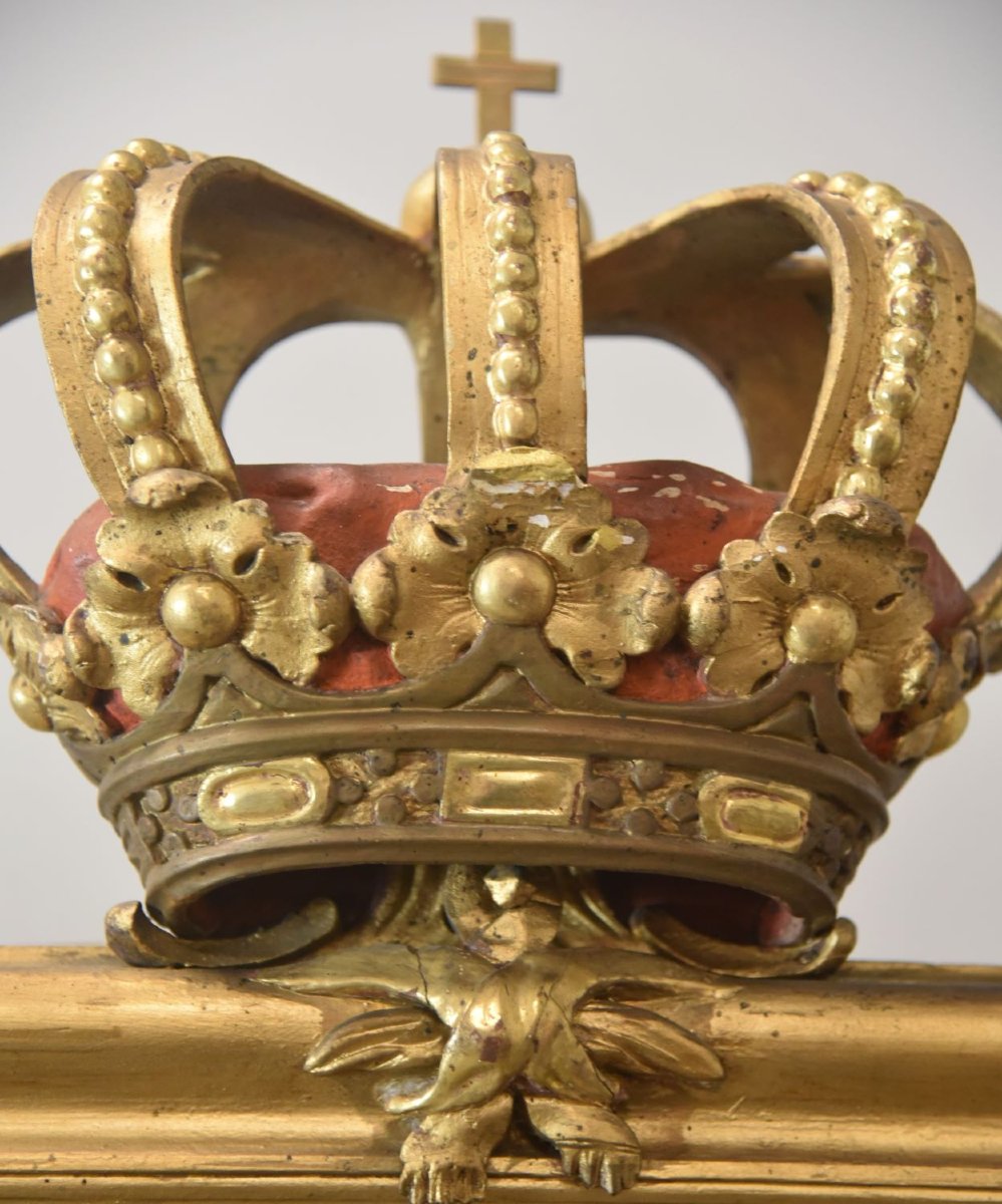 Dipinto antico di scuola francese, XVIII secolo-photo-1