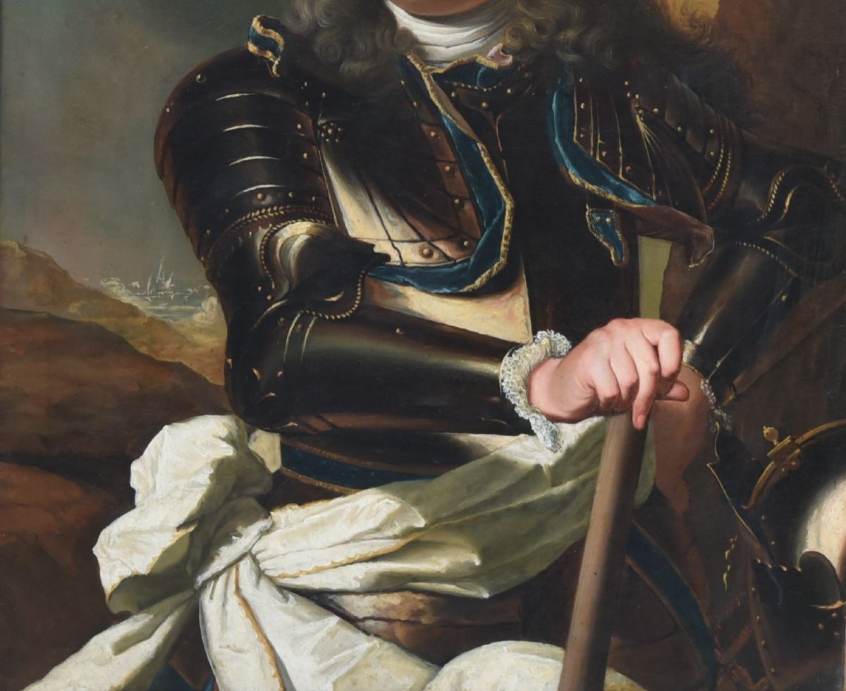 Ritratto di alto ufficiale europeo (fine XVII – inizi XVIII sec.)-photo-2