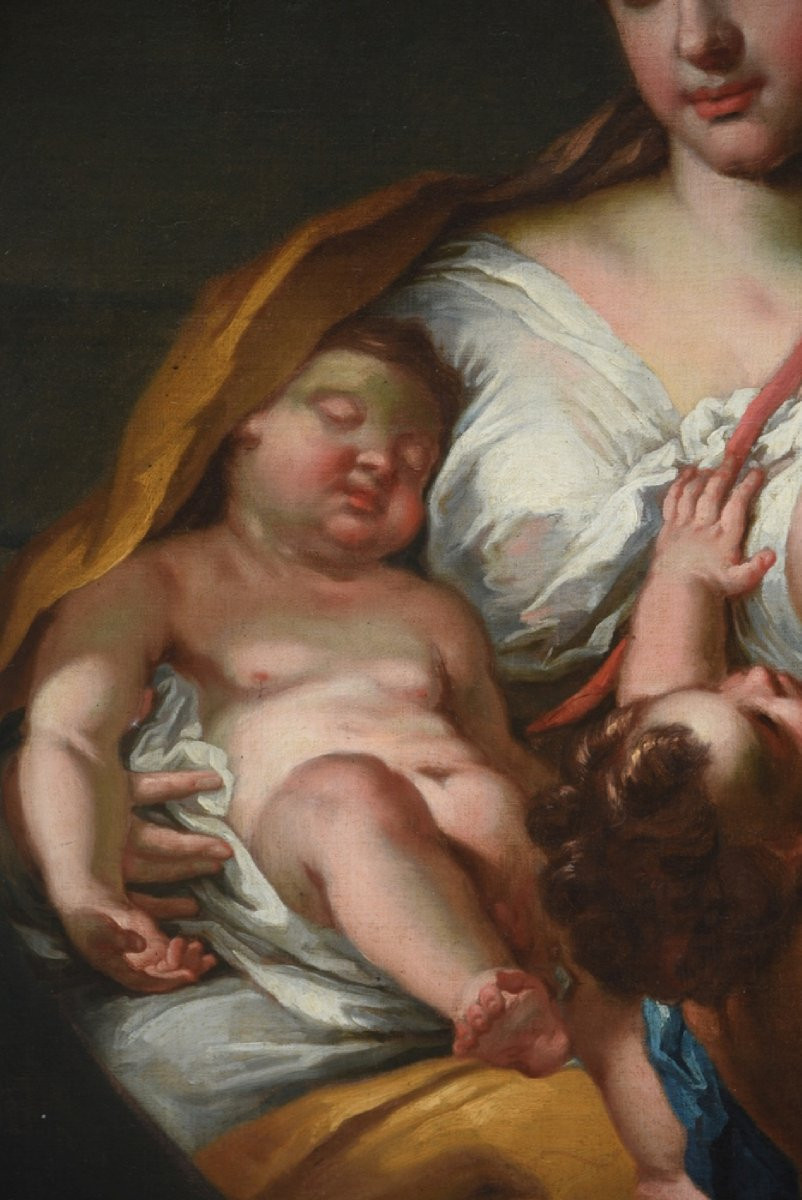 ANTICO DIPINTO DEL XVII SECOLO SCUOLA ITALIANA-photo-4