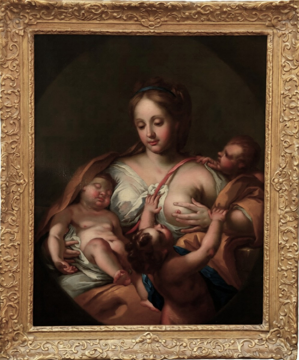 ANTICO DIPINTO DEL XVII SECOLO SCUOLA ITALIANA