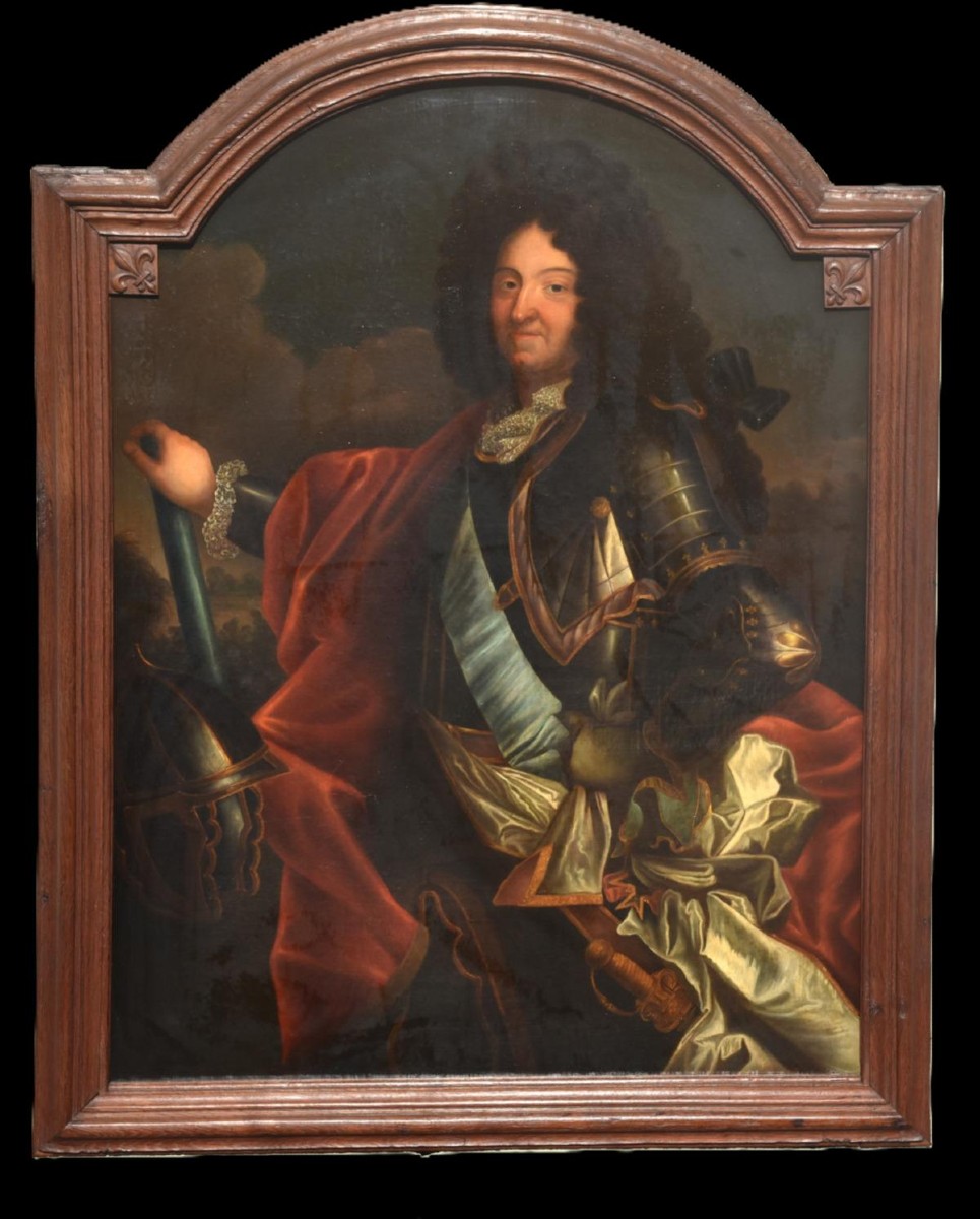 ANTICO RITRATTO DELLA SCUOLA FRANCESE DEL XVIII SECOLO