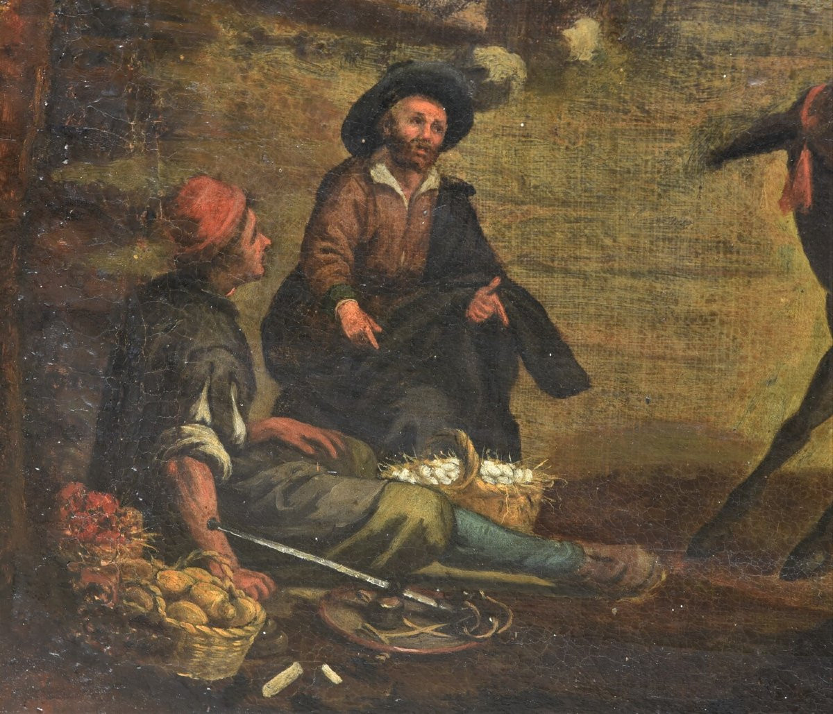 ANTICHI DIPINTI DELLA SCUOLA OLANDESE DEL XVII SECOLO-photo-3