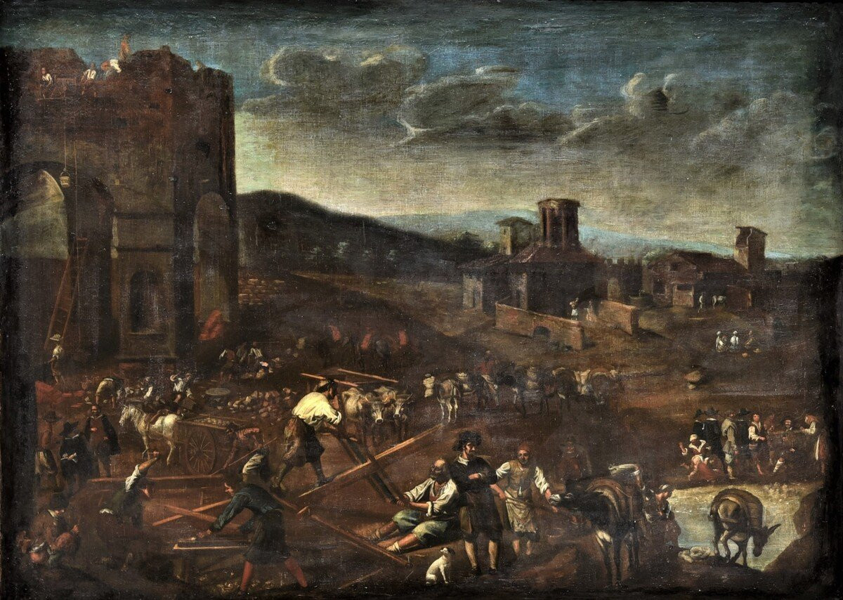 ANTICHI DIPINTI DELLA SCUOLA OLANDESE DEL XVII SECOLO-photo-1