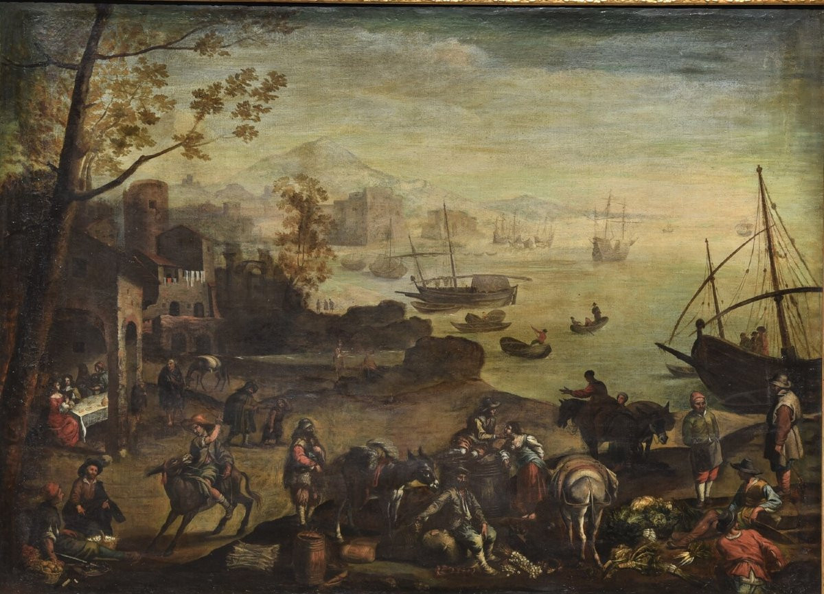 ANTICHI DIPINTI DELLA SCUOLA OLANDESE DEL XVII SECOLO-photo-2