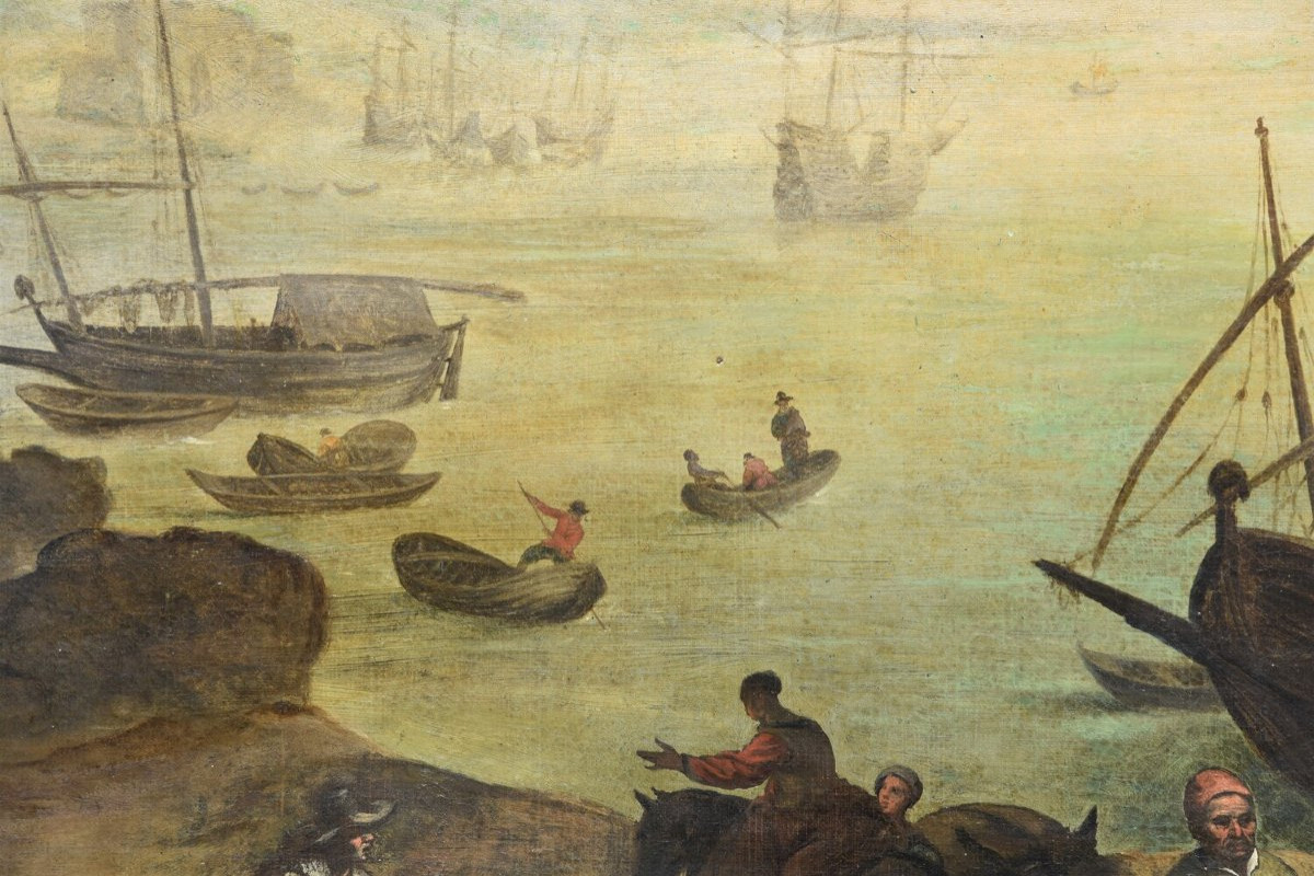 ANTICHI DIPINTI DELLA SCUOLA OLANDESE DEL XVII SECOLO-photo-3