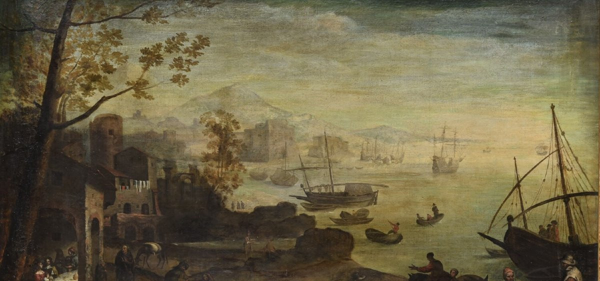 ANTICHI DIPINTI DELLA SCUOLA OLANDESE DEL XVII SECOLO-photo-4