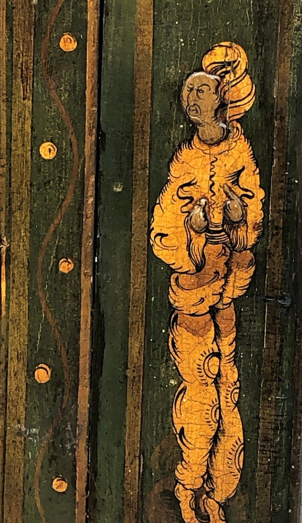 Ancien Armoire d'angle Du XVIIIe SiÈcle-photo-6