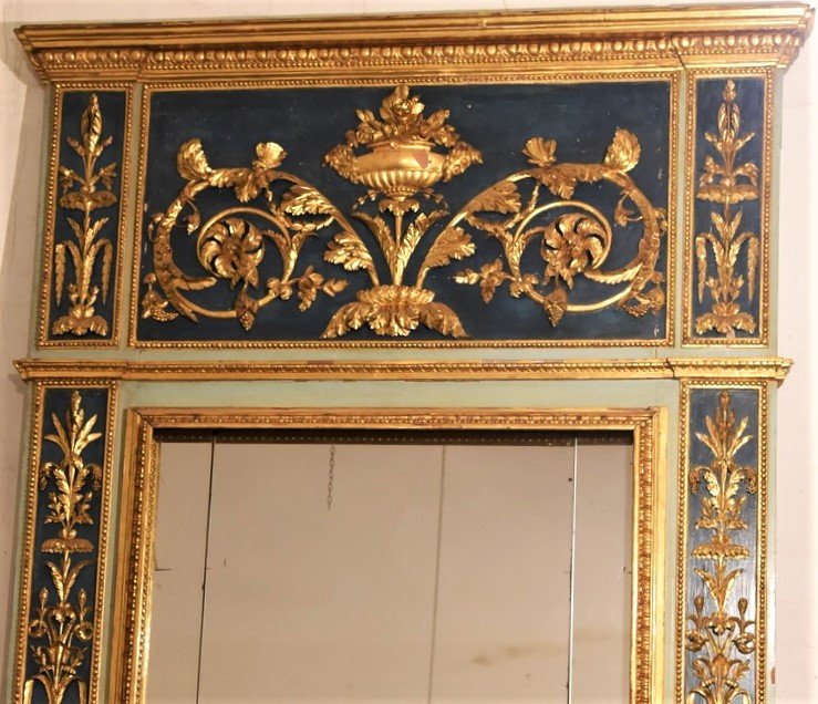 Miroir Genoves Ancien Luigi XVI Du XVIIIe Siecle-photo-5