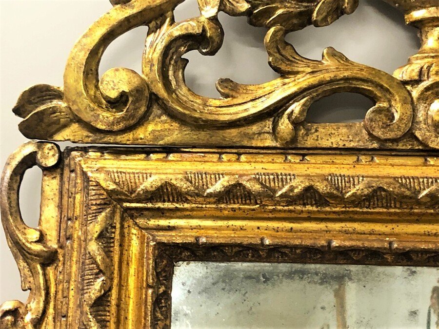 Miroir Ancien Du XVIII Siecle Luigi XVI-photo-2