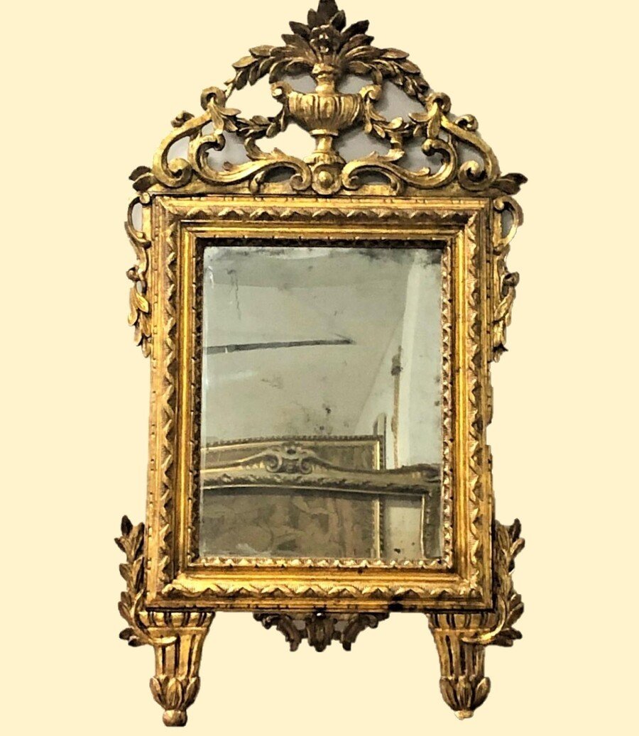 Miroir Ancien Du XVIII Siecle Luigi XVI