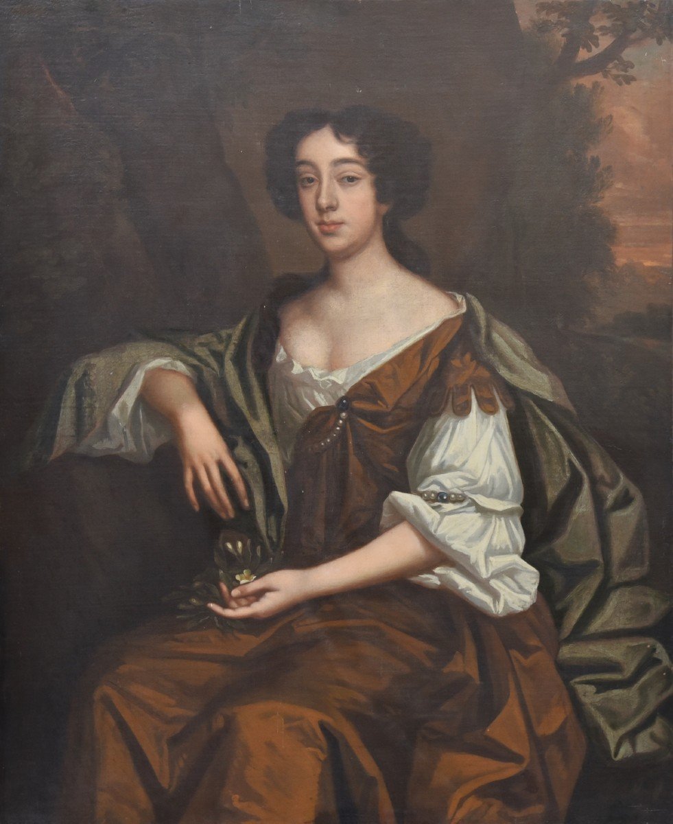 Peinture Ancienne De l'Ecole Anglaise Du XVIII Siecle