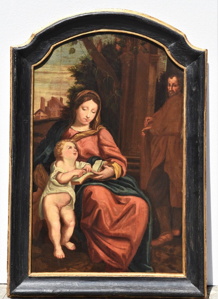 Peinture Ancienne De l'Ecole Francaise Du XVIIe Siecle