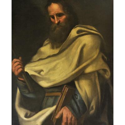 San Bartolomeo - Huile Sur Toile XVIIe Siècle