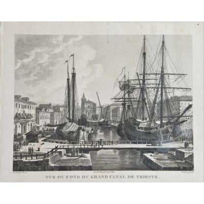 En Gravure Originale Avec Un Dessin De Cassas Louise Francoise Du XIXe SiÈcle