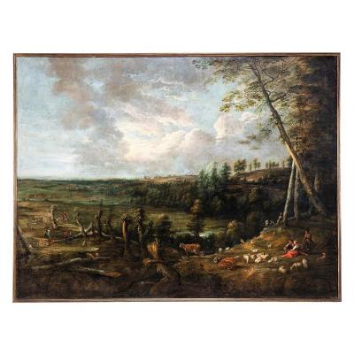 Peinture Ancienne De Grandes Dimensions De 1600