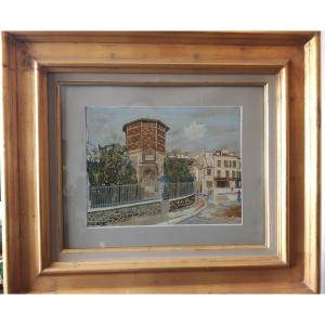 Print View Of Montmarte By Maurice Utrillo - Jacomet Process