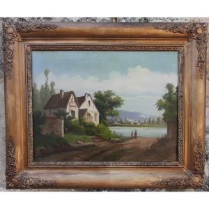 Mid-19th Century Landscape Painting