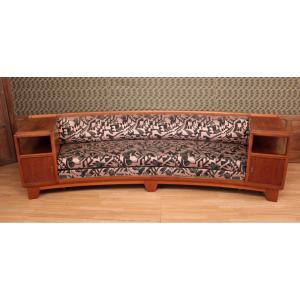 Huge Art Deco Bench From The Majorelle Workshops 330 Cm In Length