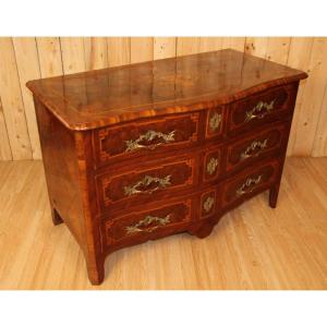 Commode In Marquetry XVIIIth Louis XIV