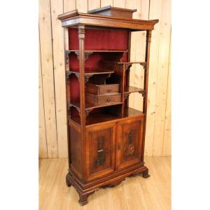 Japanese Collector's Cabinet Attributed To Viardot