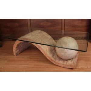 Mactan Stone Coffee Table By Magnussen Ponte, 1980s