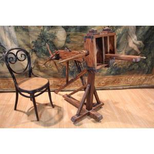 Wooden Rack And Pinion Ballista With Arrows 