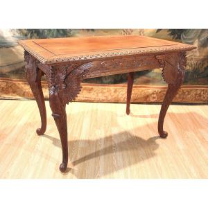 19th Century Carved Center Table