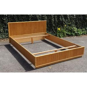 Rattan Double Bed By Dal Vera