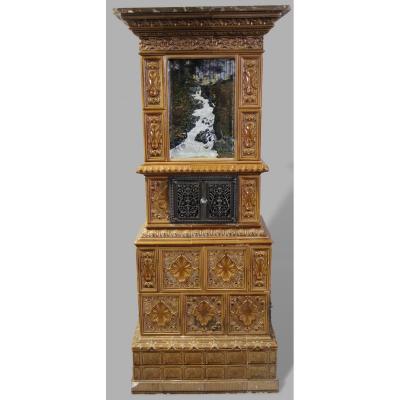 Large Stove Earthenware In The East Nineteenth Century