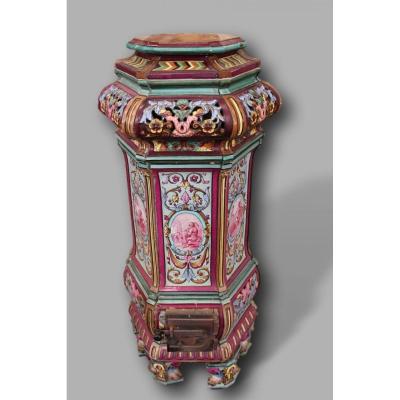 Stove In Faience Toul-bellevue
